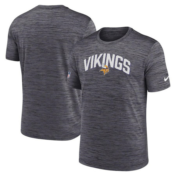 Men's Minnesota Vikings Grey Velocity Performance T-Shirt